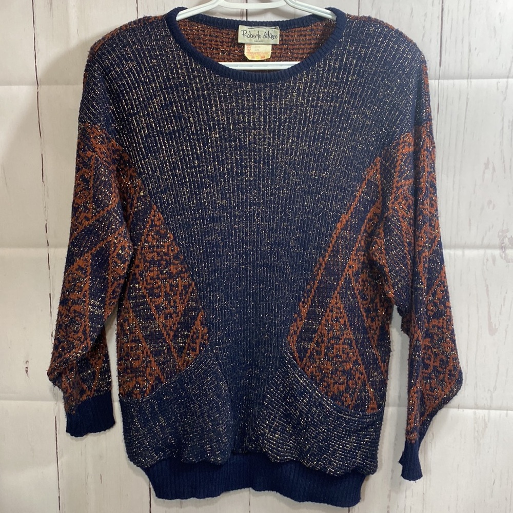 Vintage 90s Roberto Dinero sweater size M/L